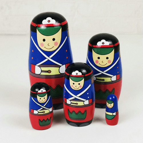 #KC232-Soldier Russian Doll 5-piece Set