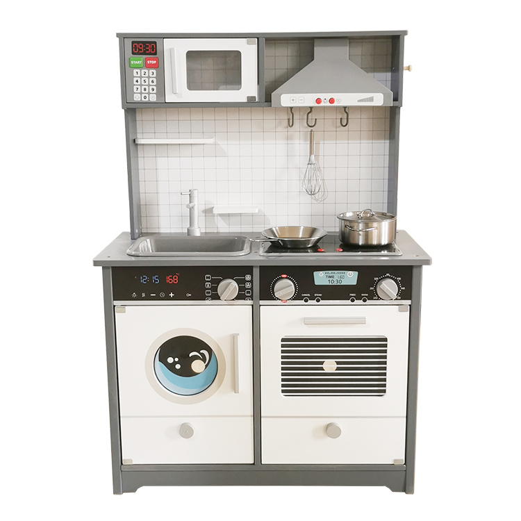 #KA327-Grey simulation electronic children’s kitchen toy